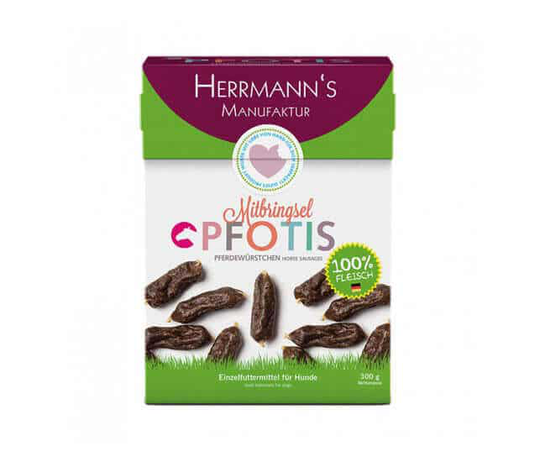 Herrmanns PFOTIS BIO Pferdewürstchen für Hunde