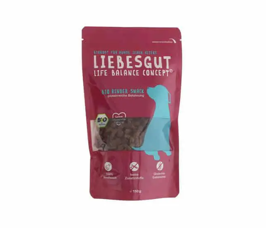 Liebesgut Bio Hundsnack Rinder (Reinfleisch)