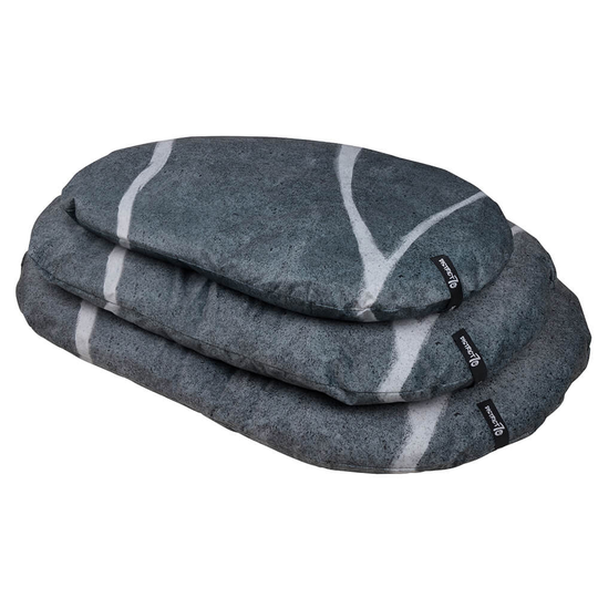 District 70 PEBBLE Hundekissen - Small - Dunkelgrau