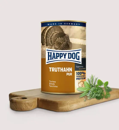 Happy Dog Dose Truthahn Pur Nassfutter für Hund