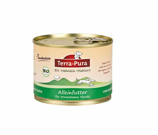 Terra-Pura Bio Nassfutter Hähnlein (Hund) - 200 g
