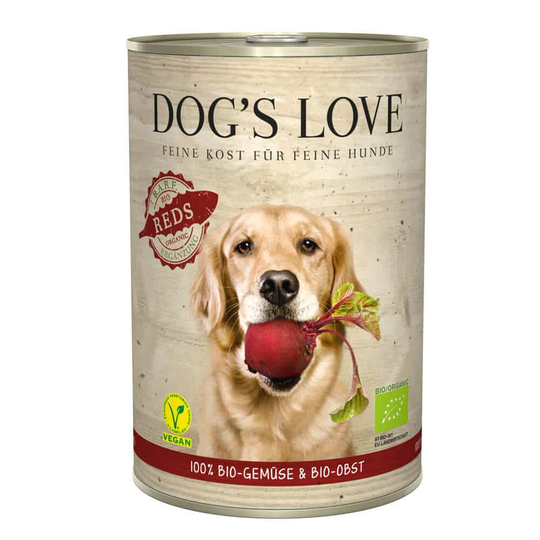 Dog' s Love Nassfutter für Hund Bio Reds