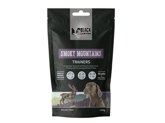Black Canyon Hundesnack Treiners - Abo - Sparpaket: 6 x 250g - Hirsch - Alle 4 Wochen
