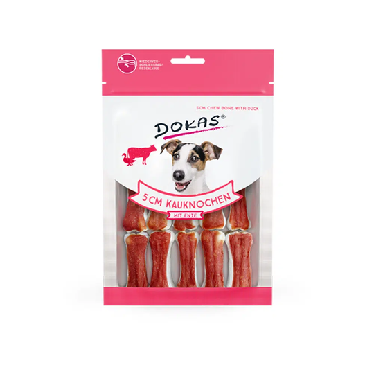 DOKAS Hundesnacks Kauknochen 12 x 5 cm