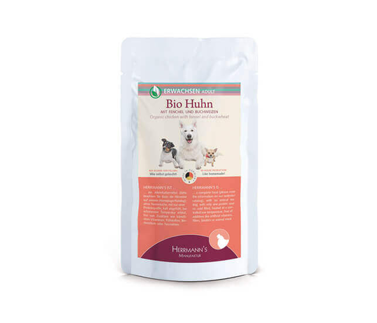 Herrmanns BIO Huhn Nassfutter für Hunde - 150g