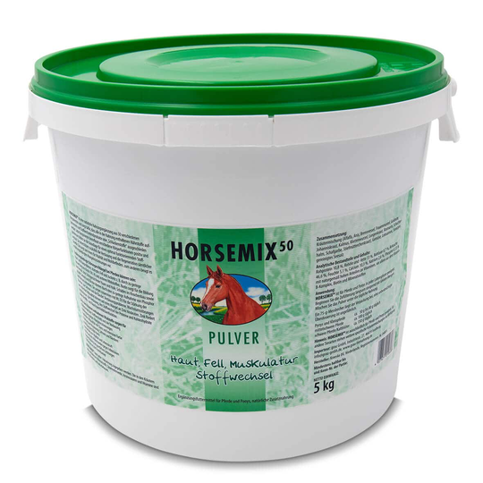 Grau tiernahrung Horsemix50 Haut und Fell für Pferde