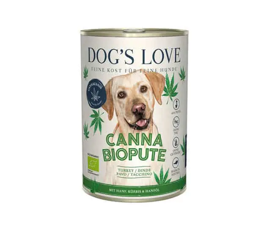 Dog`s Love Canna Bio Pute mit Hanf & Kürbis