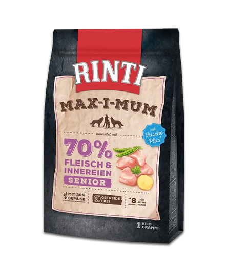 Rinti MAX-I-MUM Max Hunde Trockenfutter Senior Huhn