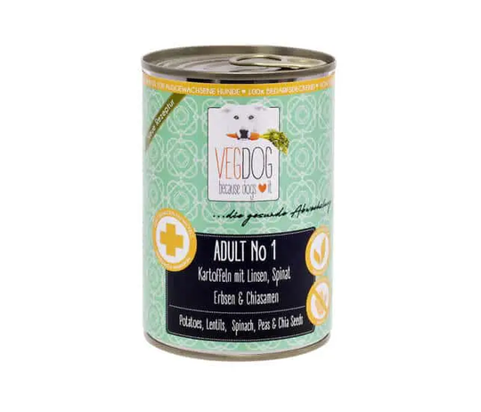 Vegdog Veganes Hunde Nassfutter Adult No 1