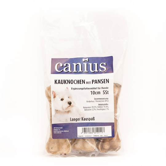 Canius Hundesnacks Kauknoch Pansen 10cm-5st