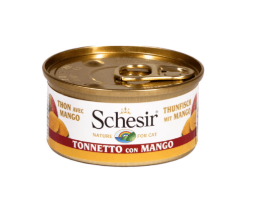 Schesir Nassfutter für Katzen Dosen Thunfisch mit Mango