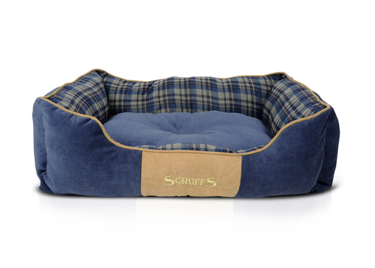 Scruffs Hundebetten Highland Box Bed - Blau - Extra Large