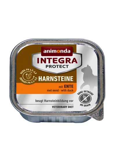 Animonda INTEGRA Nassfutter für Katzen-Harnsteine mit Ente