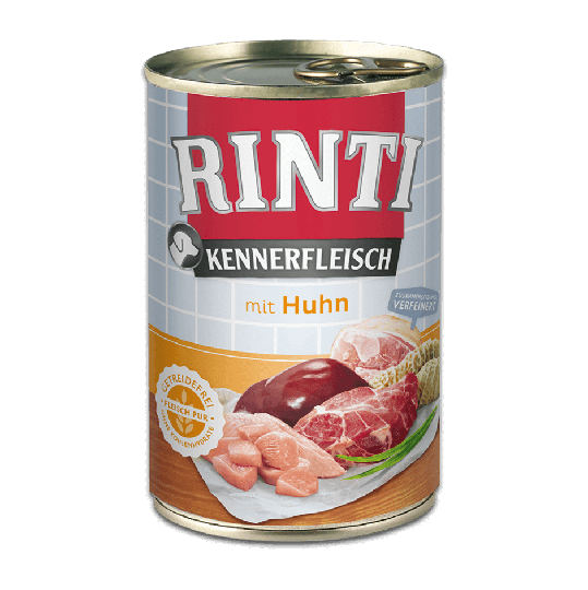 Rinti Kennerfleisch Nassfutter für Hunde Dose Huhn