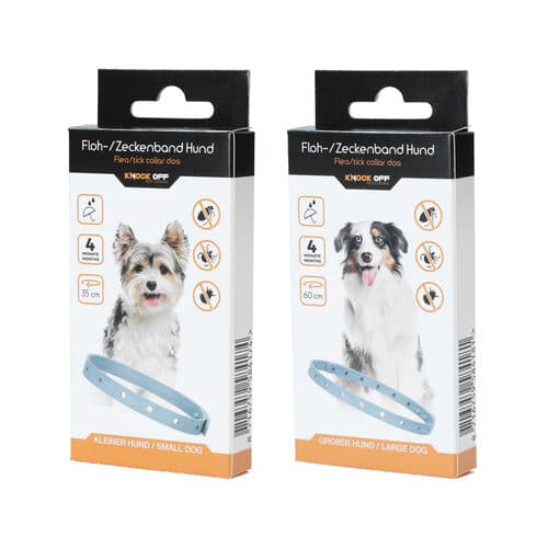 Knock Off Floh-/Zeckenhalsband 60 cm Hund DE + ENG