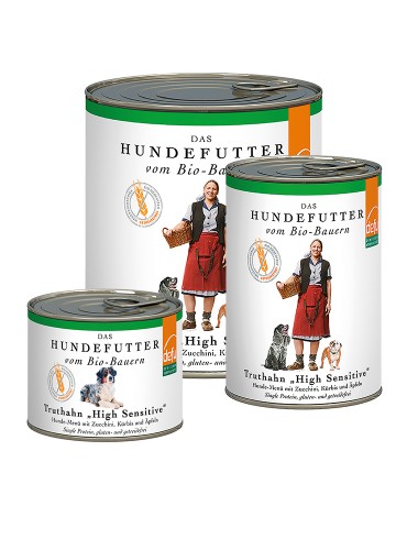 Defu BIO Truthahn High Sensitive Nassfutter für Hunde - 200g