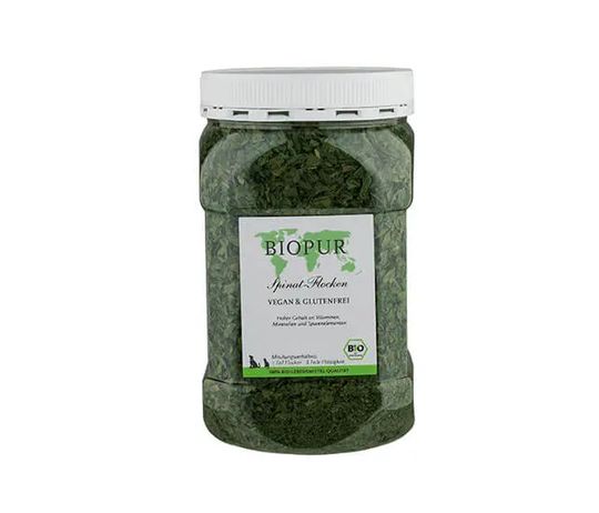 BIOPUR Spinat-Flocken Vegan und Glutenfrei