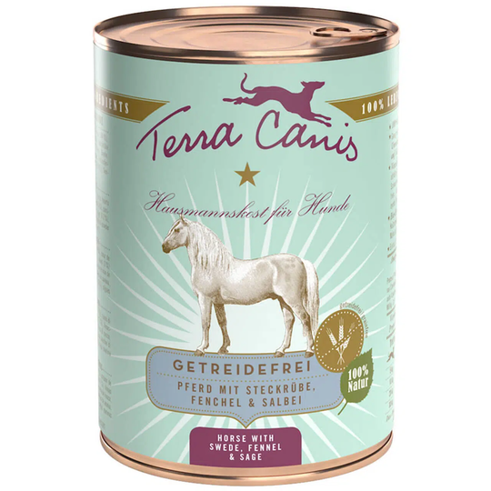 Terra canis Nassfutter für Hunde Getreidefrei Pferd