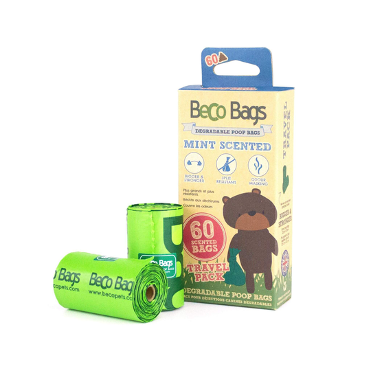 Beco Poop Bags Mint - Travel Pack 60(4.15)