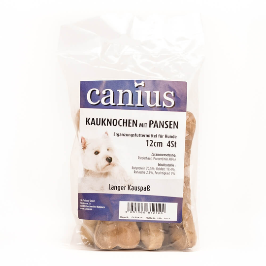 Canius Hundesnacks Kauknoch Pansen 12cm 4St