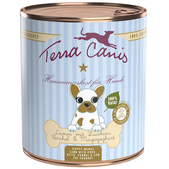 Terra canis Nassfutter für Hunde Welpe Lamm
