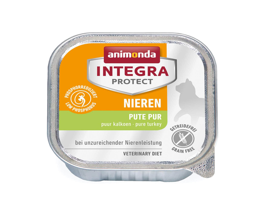 Animonda Integra Protect Katze Sensitive Diät Katzenfutter Nassfutter bei Futtermittelallergie Pute pur 100 g