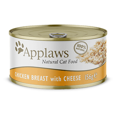 Applaws Nassfutter für Katzen Dose Hühnchenbrust+Käse 156 g