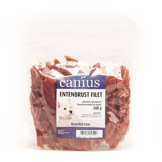 Canius Hundesnacks Entenbrust Filet 500g