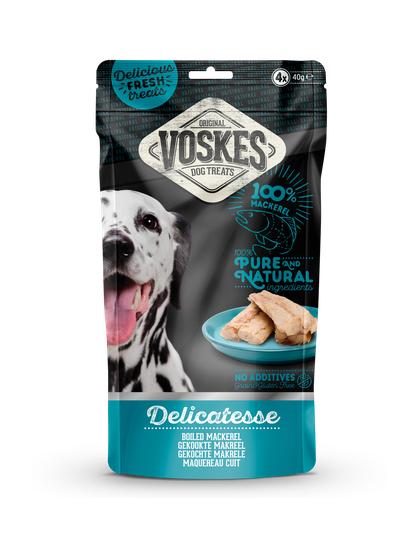 VOSKES SNACKS Hund Snacks gekochte Makrele 160 g