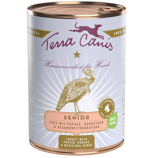 Terra canis Nassfutter für Hunde Senior Pute