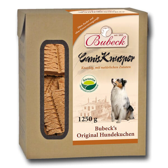 BUBECK Snacks für Hunde HUNDEKUCHEN Die klassische Canis Knusper