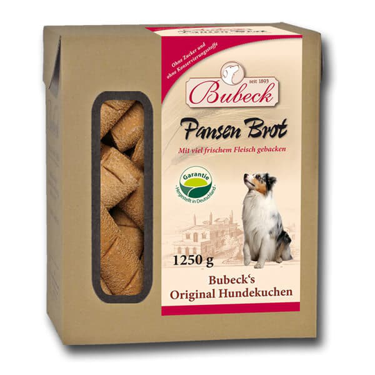 BUBECK Snacks für Hunde - HUNDEKUCHEN - Pansen Brötchen