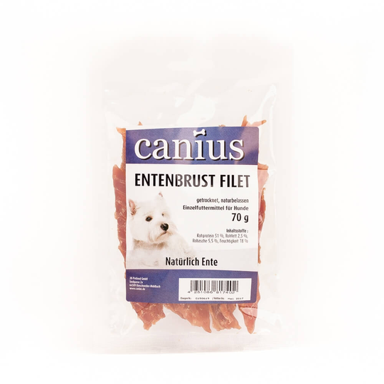 Canius Hundesnacks Entenbrust Filet 70g