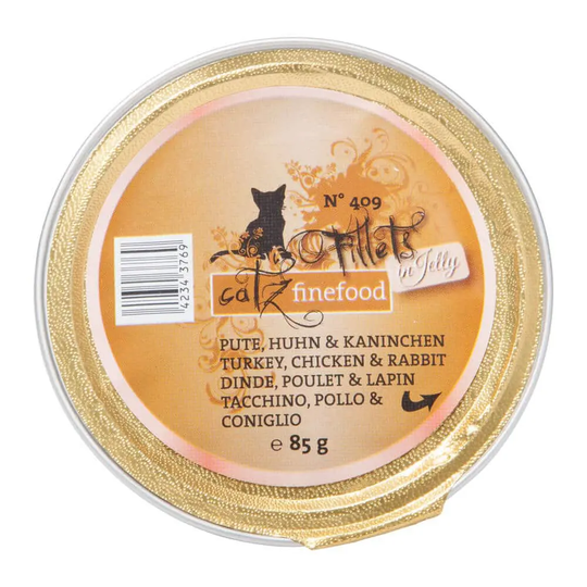 Catz finefood - Nassfutter - Fillets No. 409 Pute, Huhn und Kaninchen (getreidefrei)