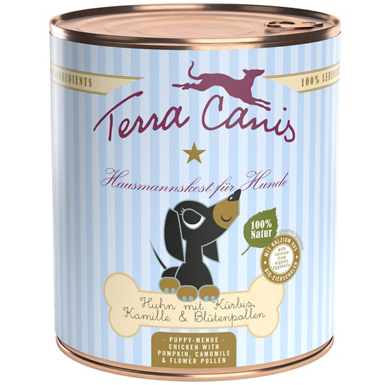 Terra canis Nassfutter für Hunde Welpe Huhn