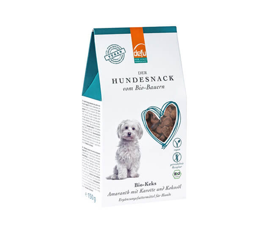 Defu BIO Keks Amaranth mit Karotte und Kokosöl für Hunde