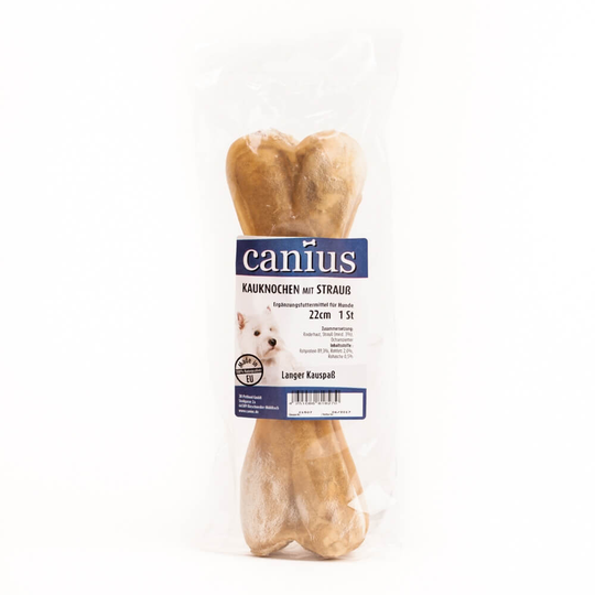 Canius Hundesnacks Kauvergnügen Strauß