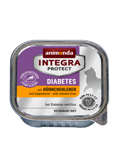 Animonda INTEGRA Nassfutter für Katzen-Diabetes mit Hühnchenleber