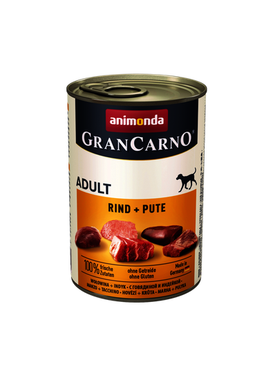 Animonda GranCarno Hunde Nassfutter Adult Rind+ Pute