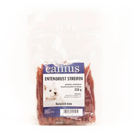 Canius Hundesnacks Entenbrust Streifen 250g