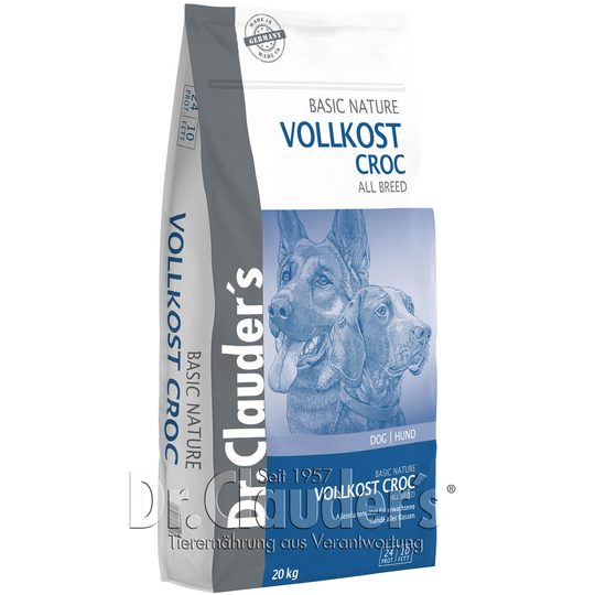 Dr Clauder Hunde Trockenfutter DC Basic Nature Vollkost Croc