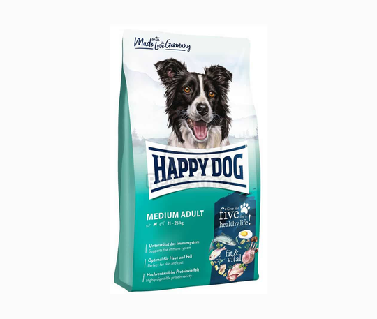 Happy Dog Trockenfutter für Hunde Fit & vital Adult Medium