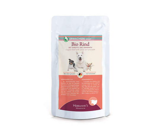 Herrmanns BIO Rind Nassfutter für Hunde - 150g