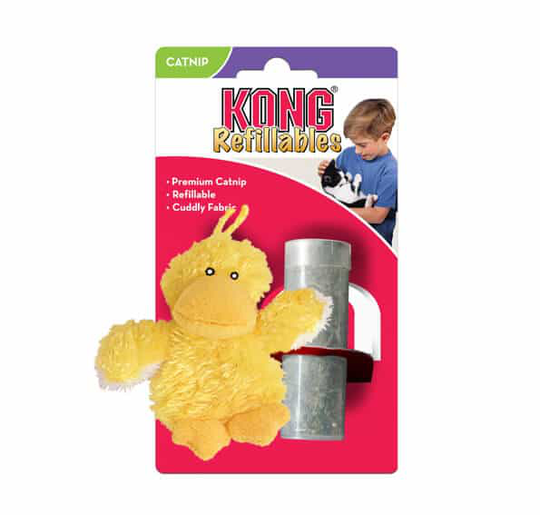 KONG CAT PLUCHE DUCK CATNIP