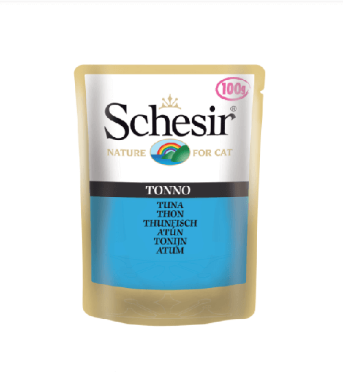 Schesir Nassfutter für Katzen Jelly In Beutel Thunfisch