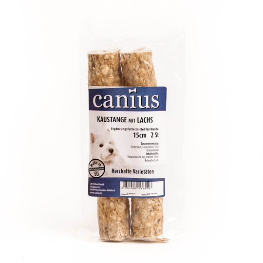 Canius Hundesnacks Kaustange Lachs 15cm 2er