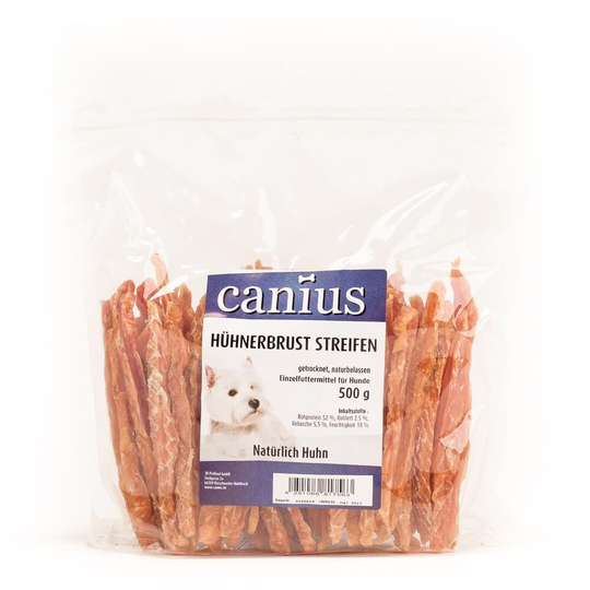 Canius Hundesnacks Hühnerbrust Streifen 500g