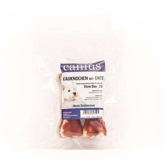 Canius Hundesnacks Kauknochen Ente 10cm 4St