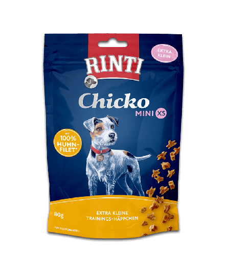 Rinti Chicko Mini Snacks für Hunde XS Huhn