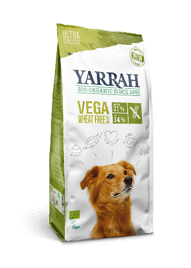 Yarrah BIO Trockenfutter Vega Ultra Sensitive Weizenfrei - 2kg